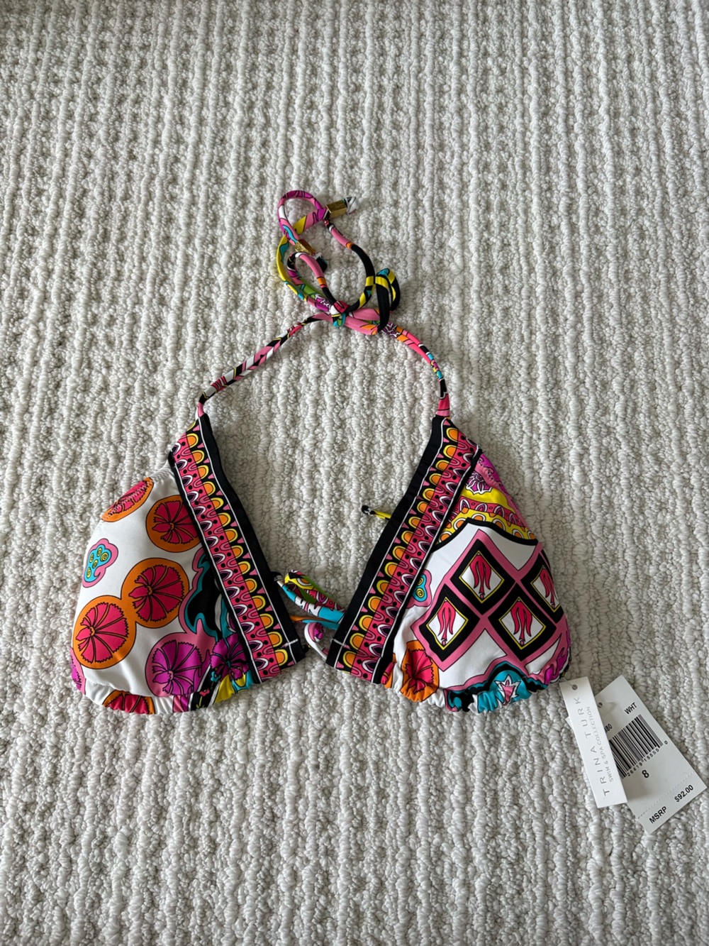 Trina Turk Printed Bikini Top